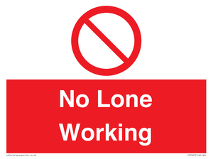 No Lone Working